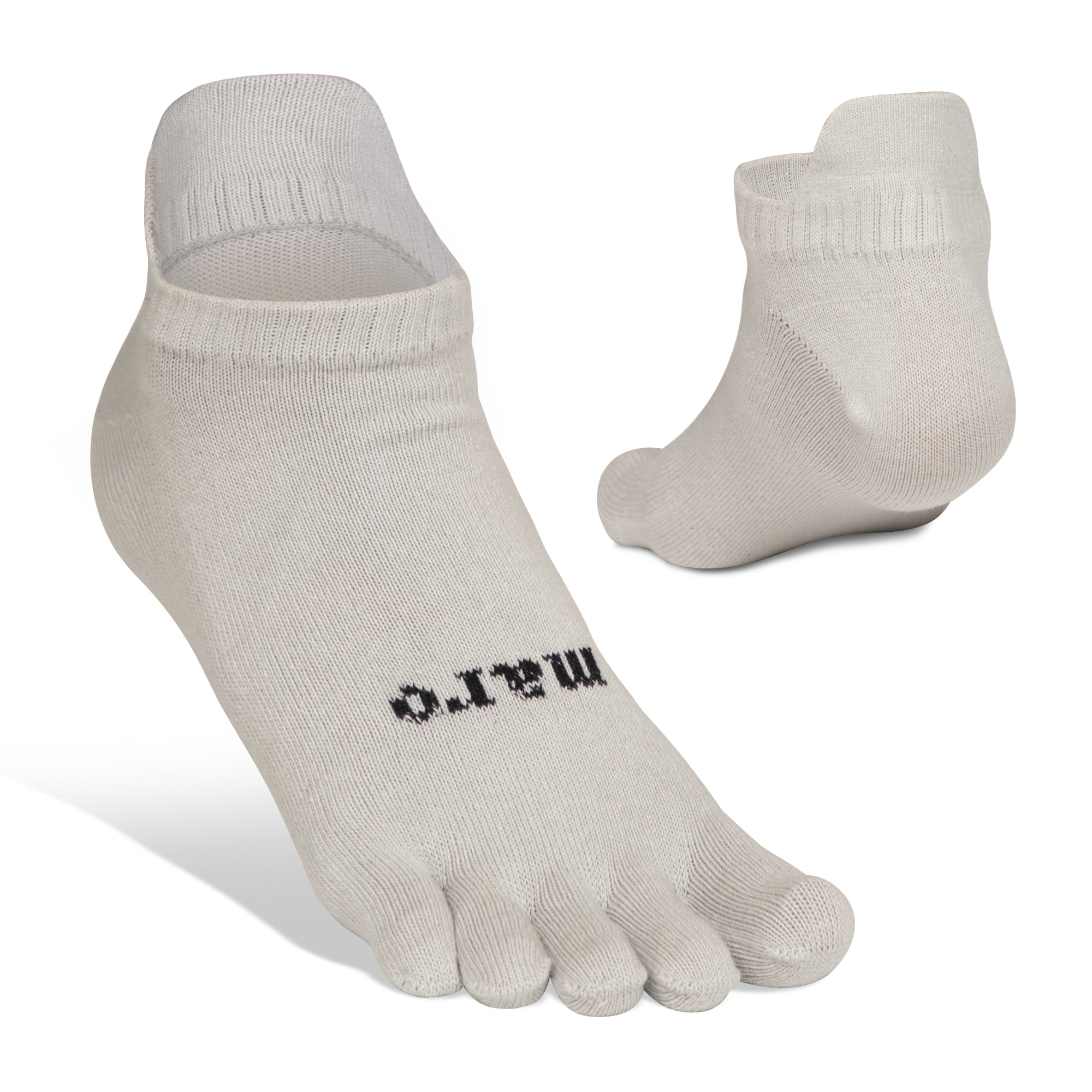 Organic Cotton Everyday No Show Toe Socks